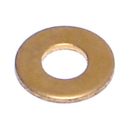Midwest Fastener Flat Washer, For Screw Size #10 , Brass 100 PK 03902